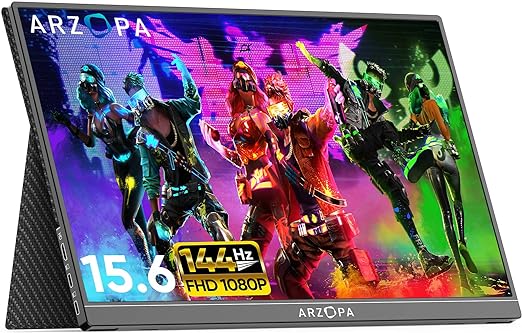 Monitor Gamer Portátil 144hz 1080p - Prático