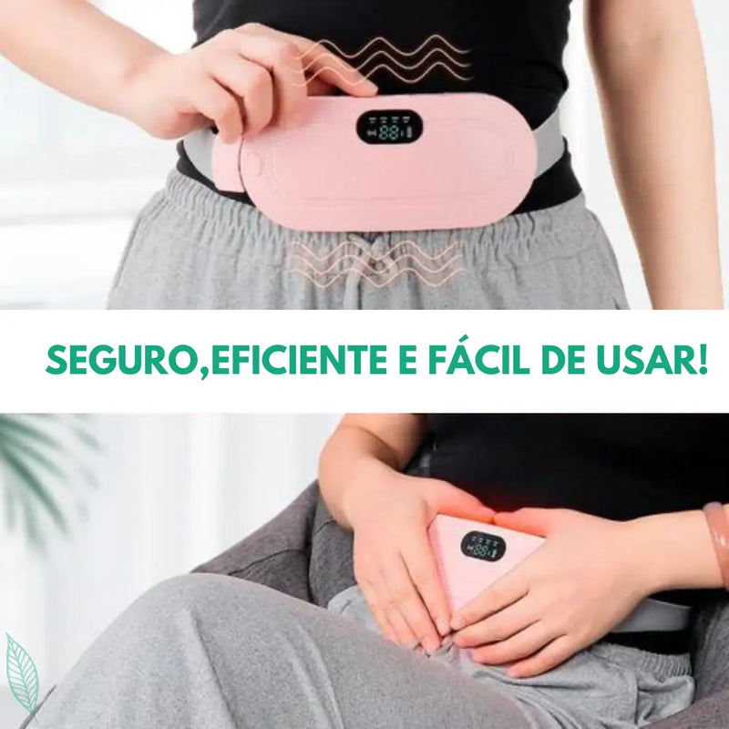 Cinto Massageador para Alívio de Cólicas Menstruais