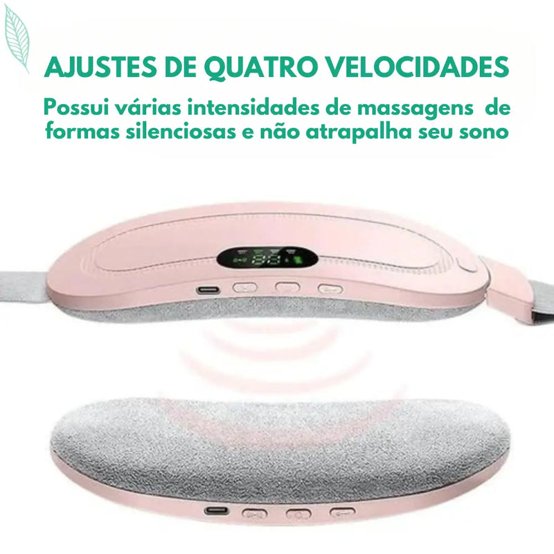 Cinto Massageador para Alívio de Cólicas Menstruais