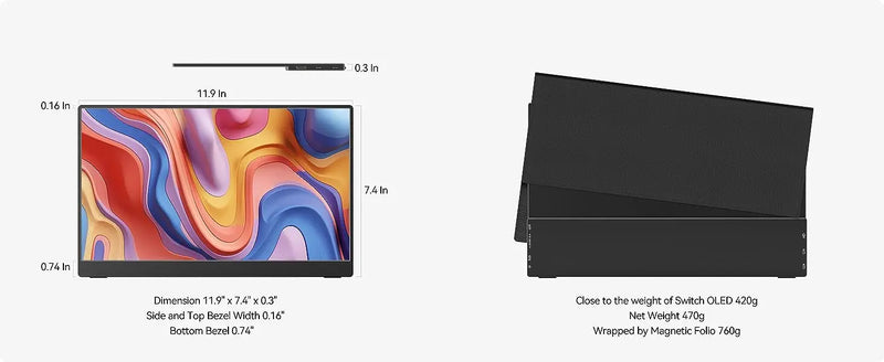 Monitor OLED Portátil,