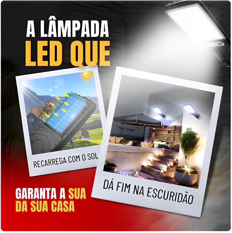 Luminária Externa de Luz Solar IV