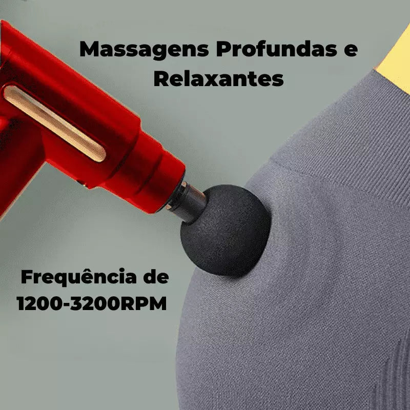 Pistola Massageadora RelaxBody - Prático